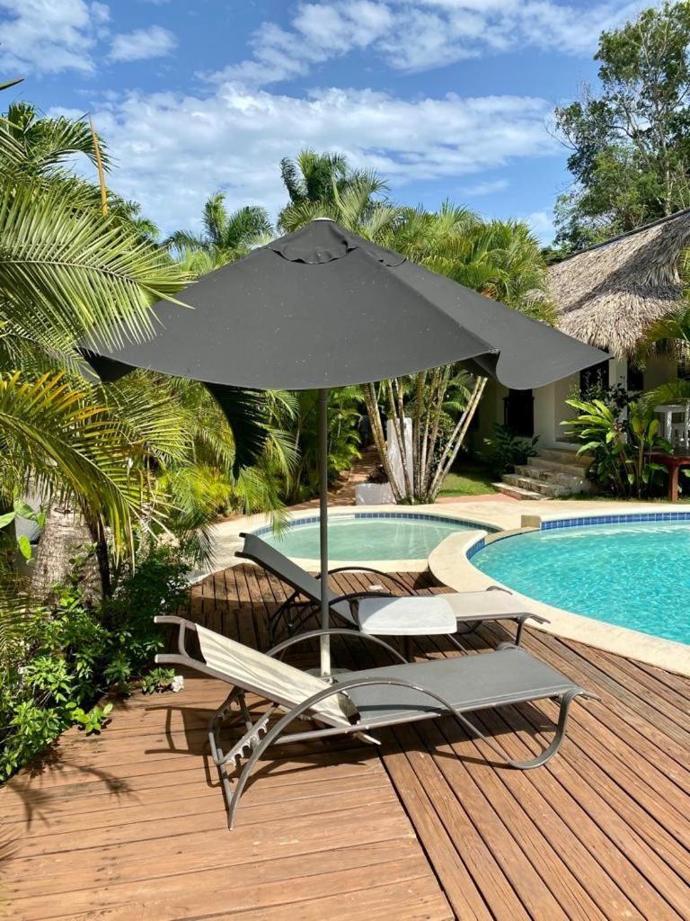 Chalet Tropical Au Coeur De Las Terrenas Exterior foto